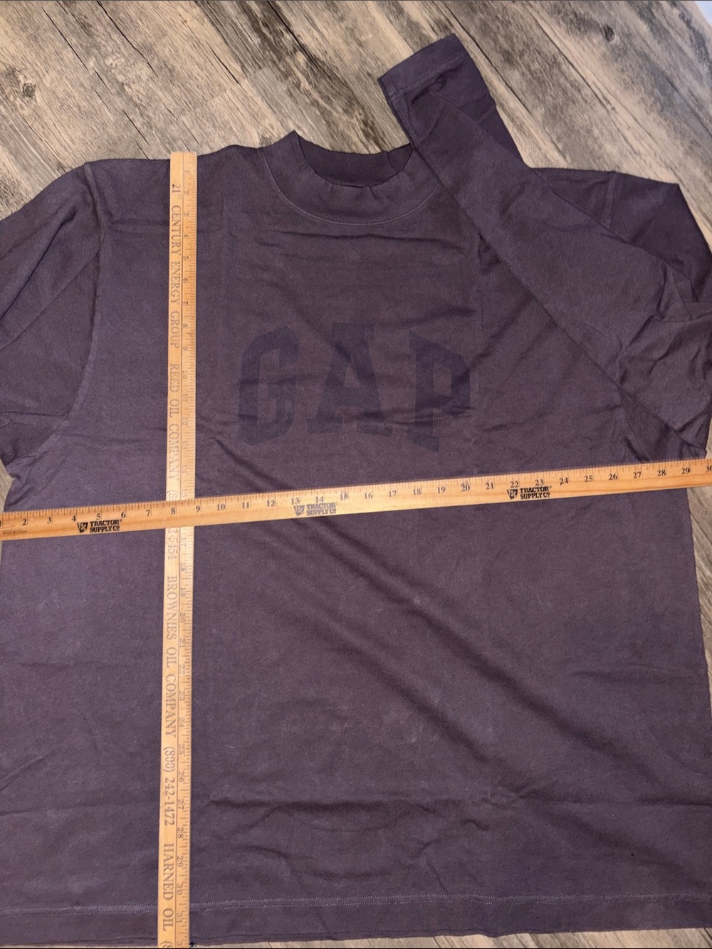 Yeezy X Gap By Balenciaga Mock neck dove tee - limited drop - large NWOT - Picture 5 of 7